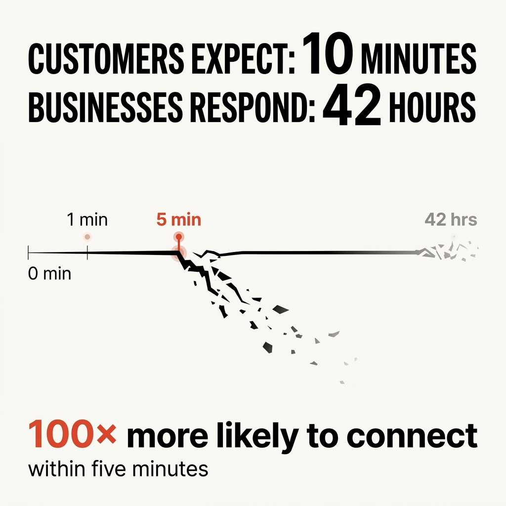 Your Funnel Design Isn't The Problem. Your Response Time Is.