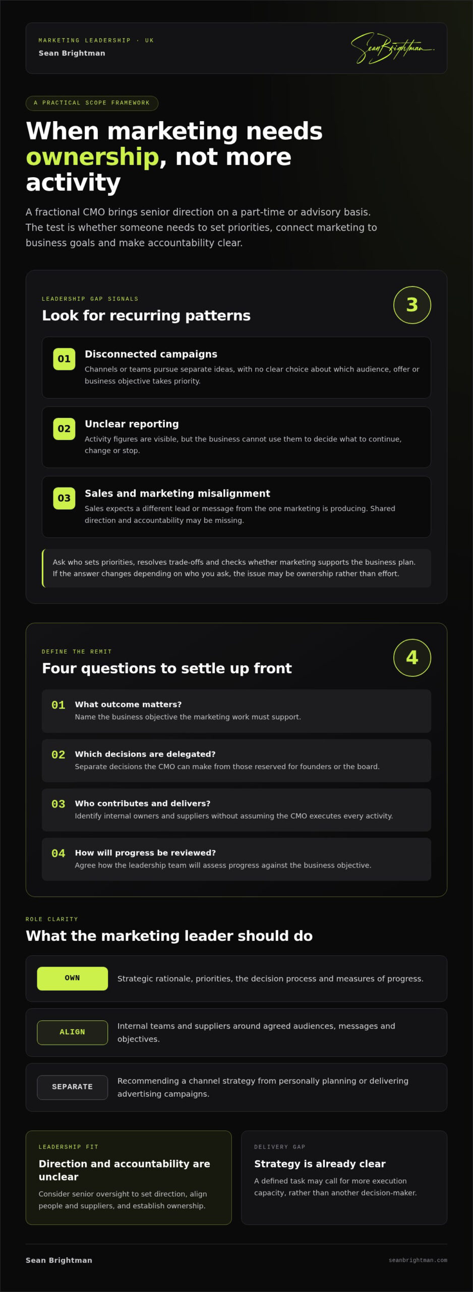 Fractional CMO UK: How to Choose the Right Senior Marketing Partner